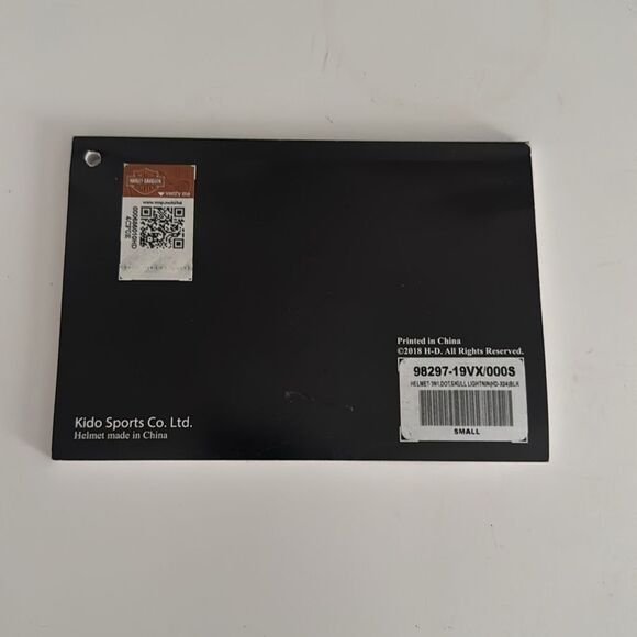 Harley-Davidson Helmet 3N1 Dot Skull light NWOT - Picture 6 of 6